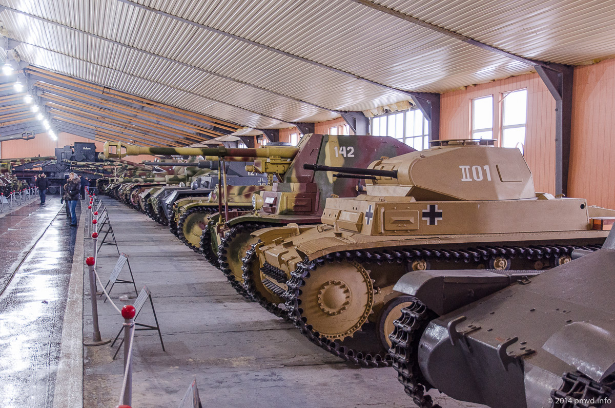 Немецкие танки в танковом музее Кубинки