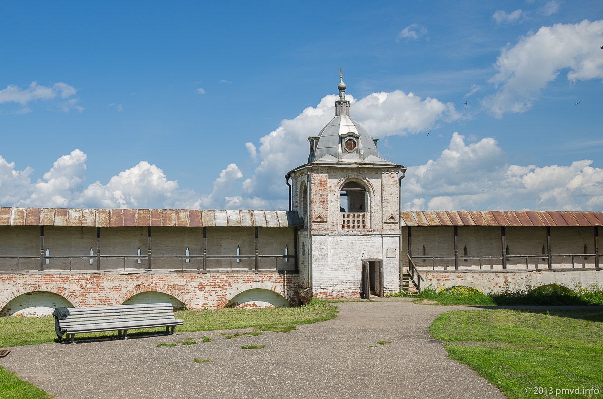 Горицкий монастырь. Стены