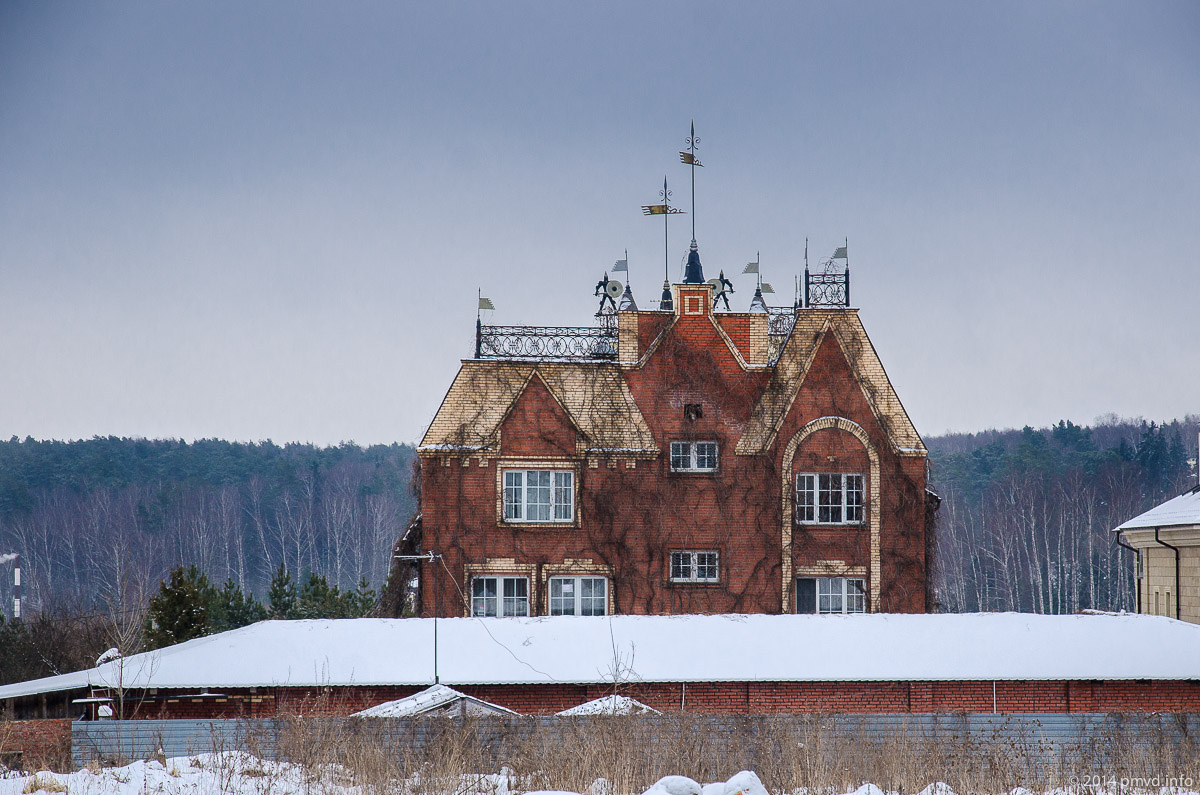 Замок в поселке Сколково