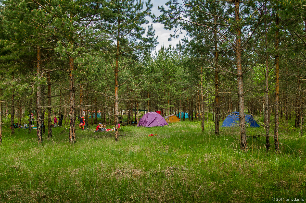 Слет Туристят - лагерь