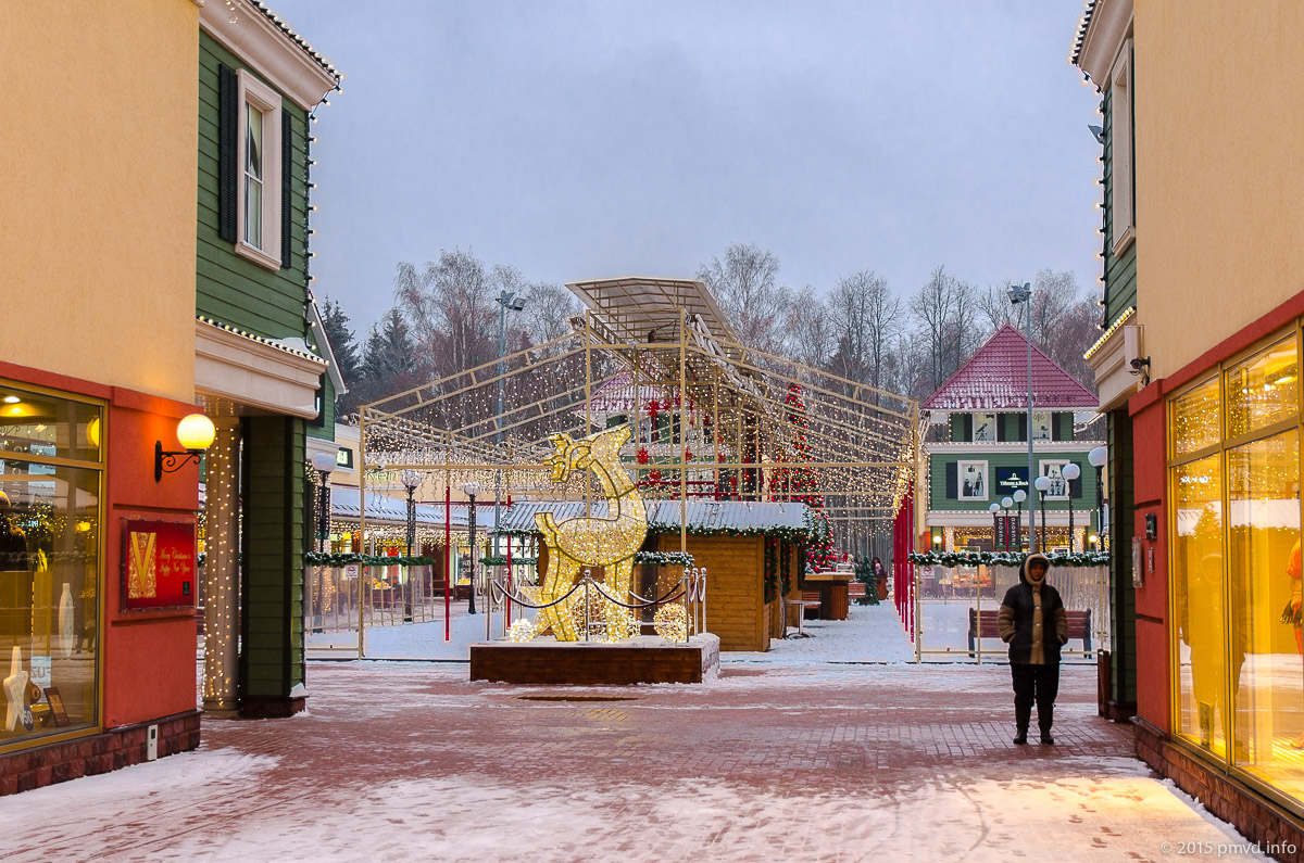 Vnukovo Outlet Village зимой